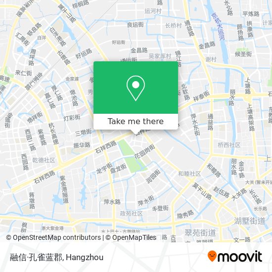 融信·孔雀蓝郡 map