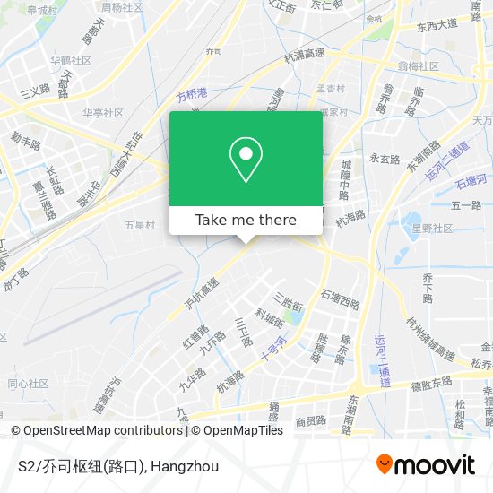 S2/乔司枢纽(路口) map