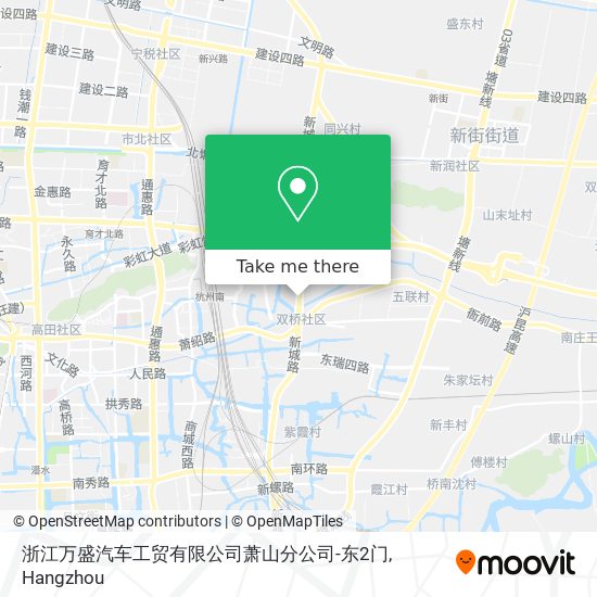 浙江万盛汽车工贸有限公司萧山分公司-东2门 map