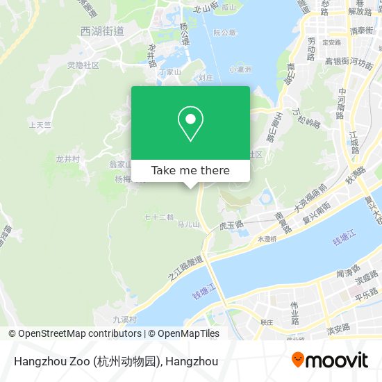 Hangzhou Zoo (杭州动物园) map