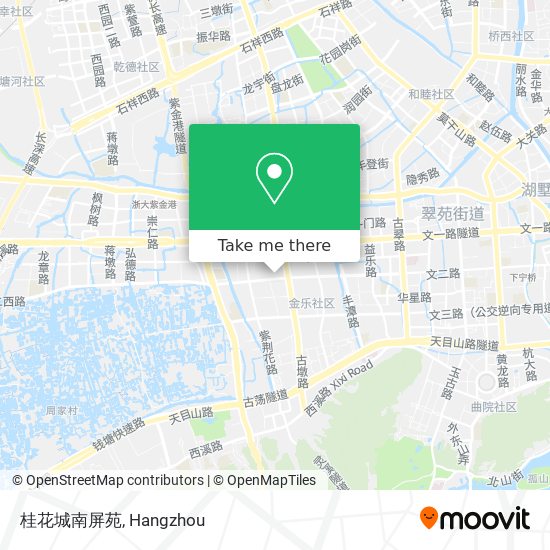 桂花城南屏苑 map