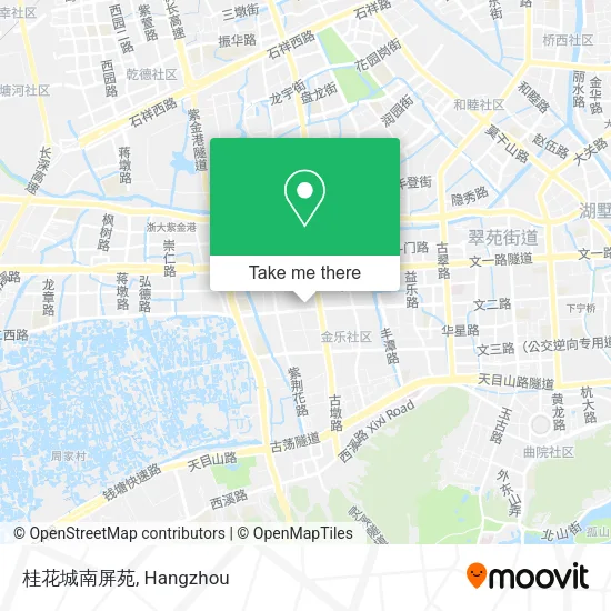 桂花城南屏苑 map