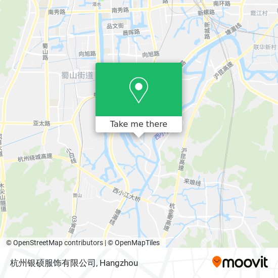 杭州银硕服饰有限公司 map