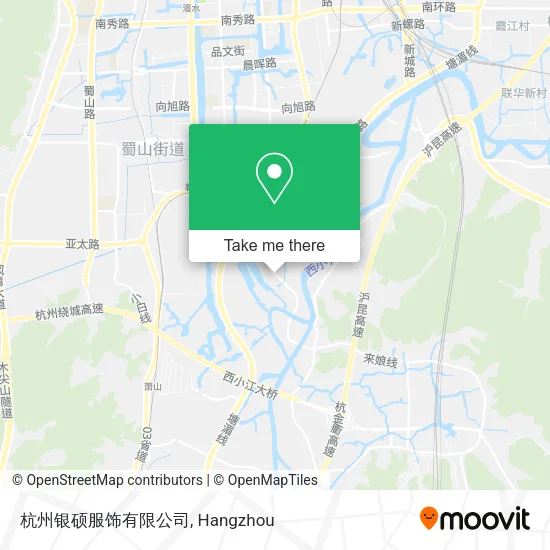 杭州银硕服饰有限公司 map