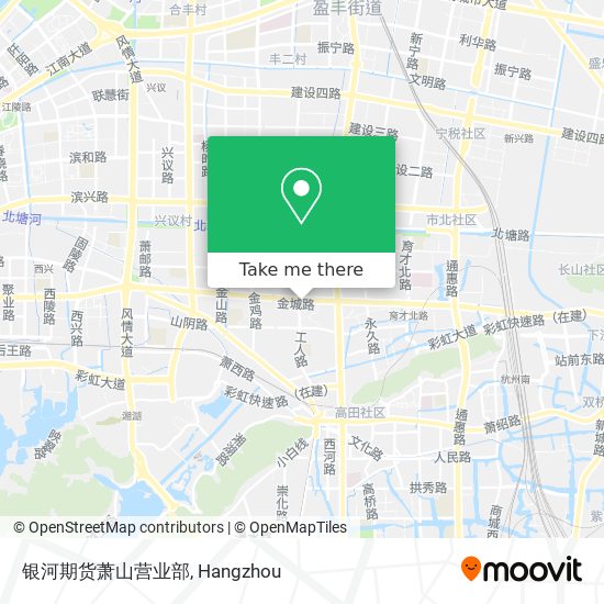 银河期货萧山营业部 map