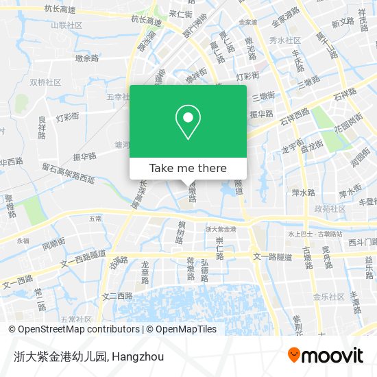 浙大紫金港幼儿园 map