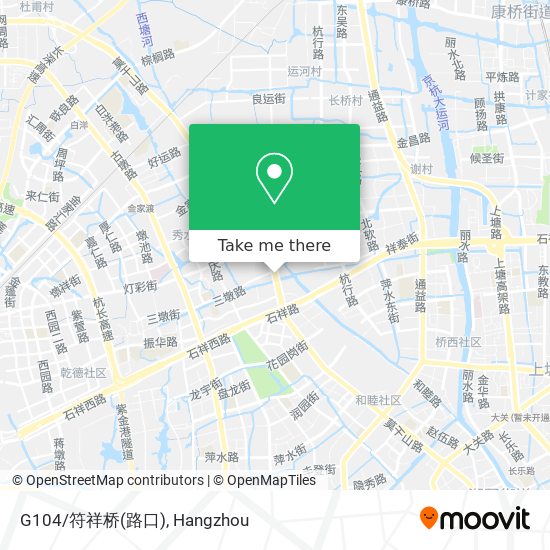 G104/符祥桥(路口) map