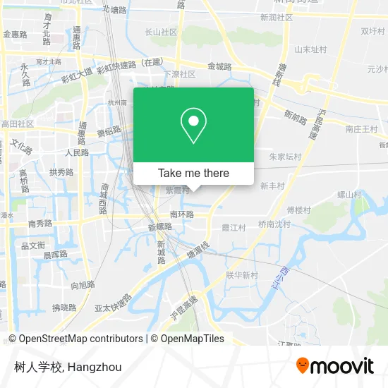 树人学校 map
