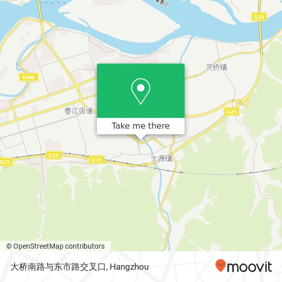大桥南路与东市路交叉口 map