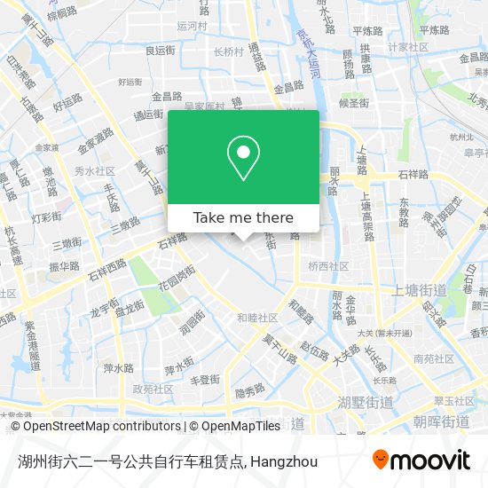 湖州街六二一号公共自行车租赁点 map