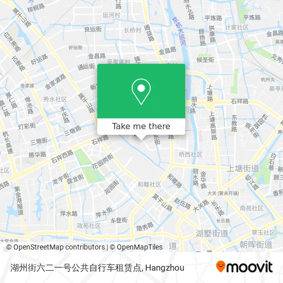 湖州街六二一号公共自行车租赁点 map