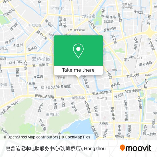 惠普笔记本电脑服务中心(沈塘桥店) map