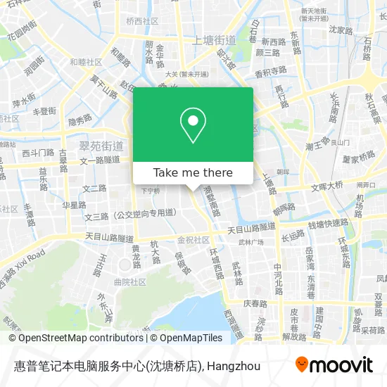惠普笔记本电脑服务中心(沈塘桥店) map