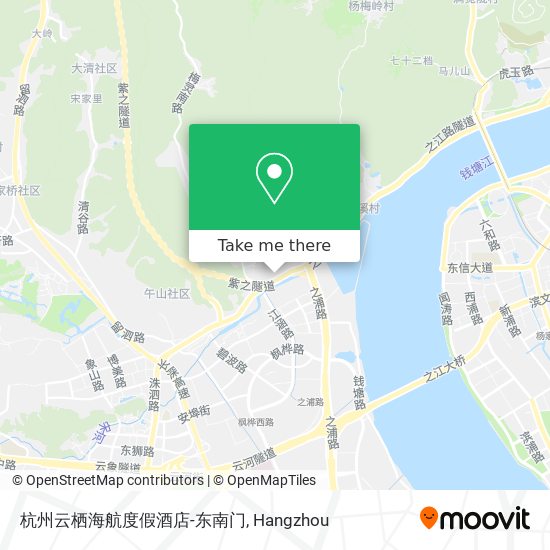 杭州云栖海航度假酒店-东南门 map