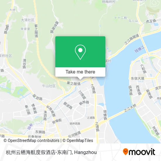 杭州云栖海航度假酒店-东南门 map