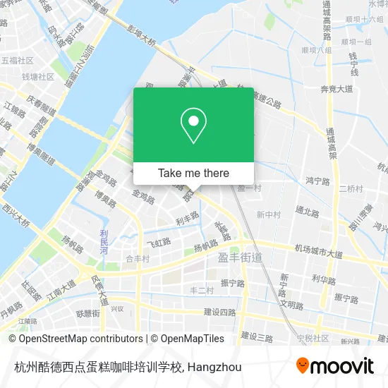 杭州酷德西点蛋糕咖啡培训学校 map