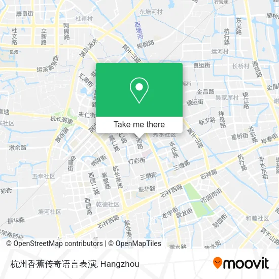 杭州香蕉传奇语言表演 map