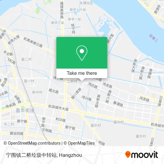 宁围镇二桥垃圾中转站 map