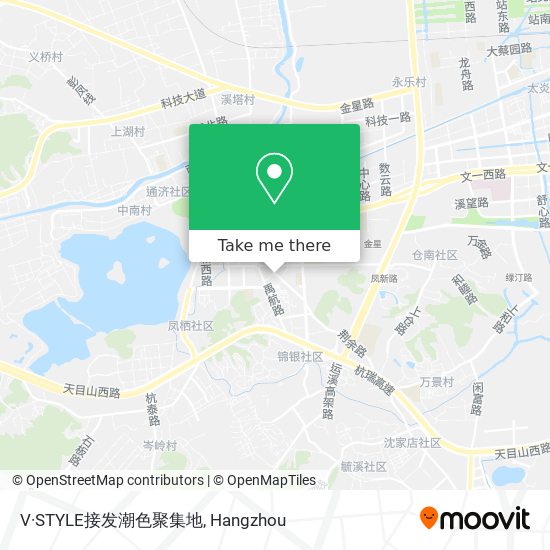V·STYLE接发潮色聚集地 map