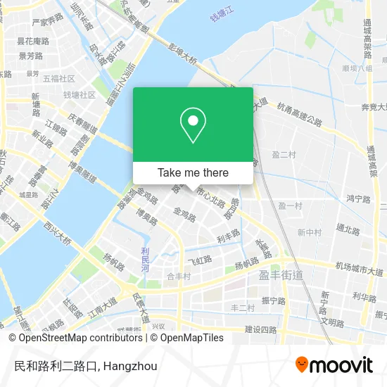 民和路利二路口 map