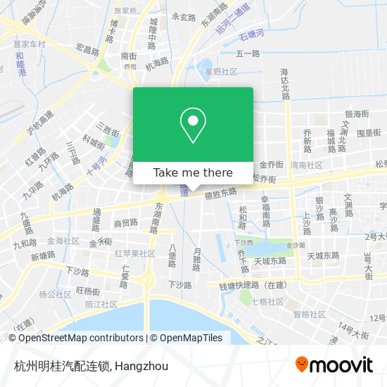 杭州明桂汽配连锁 map