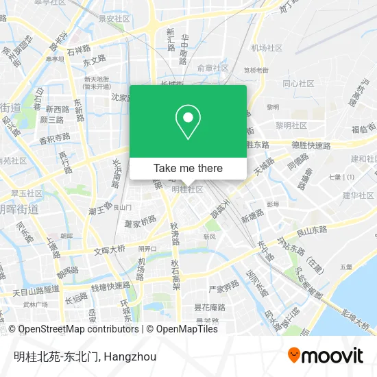 明桂北苑-东北门 map