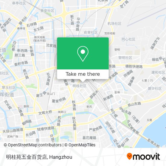 明桂苑五金百货店 map