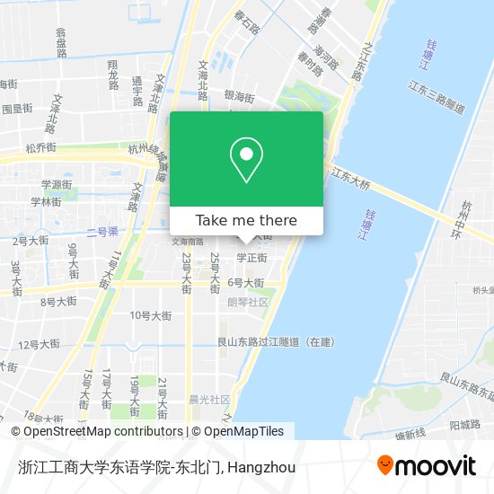 浙江工商大学东语学院-东北门 map