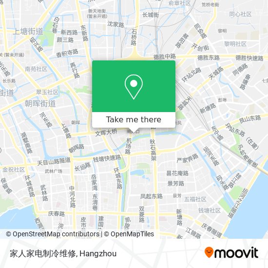 家人家电制冷维修 map