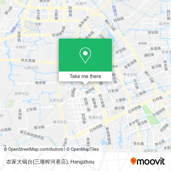农家大锅台(三墩榨河巷店) map