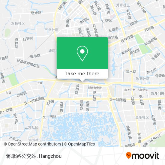 蒋墩路公交站 map