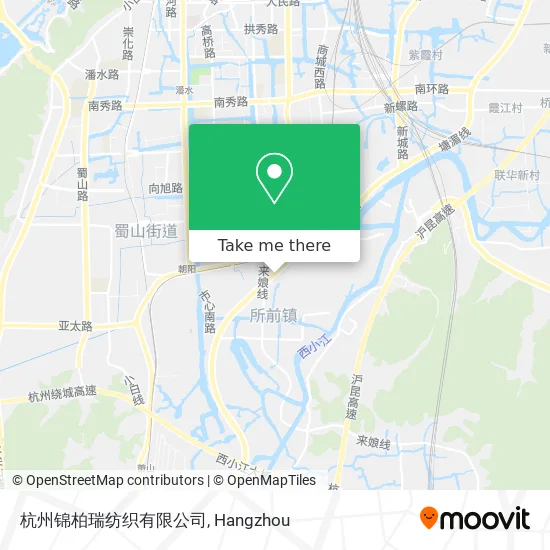 杭州锦柏瑞纺织有限公司 map