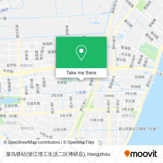 菜鸟驿站(浙江理工生活二区博研店) map