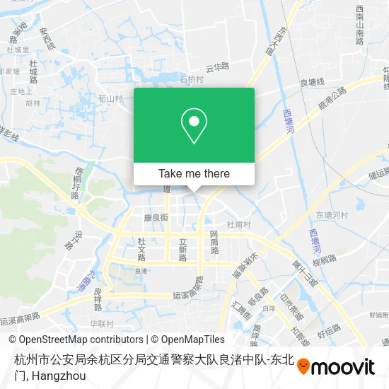 杭州市公安局余杭区分局交通警察大队良渚中队-东北门 map