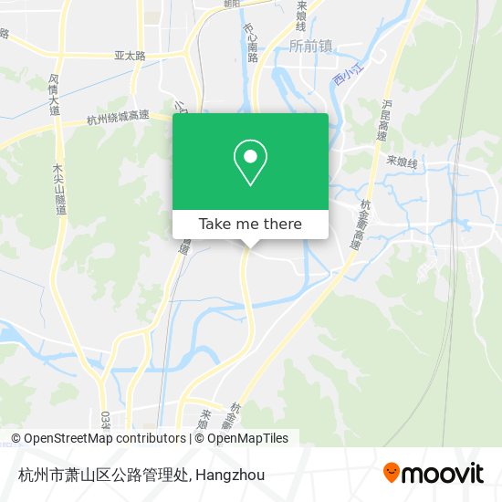 杭州市萧山区公路管理处 map