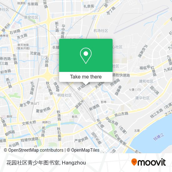 花园社区青少年图书室 map