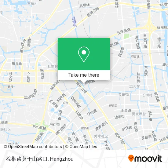 棕榈路莫干山路口 map