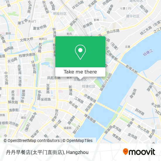 丹丹早餐店(太平门直街店) map