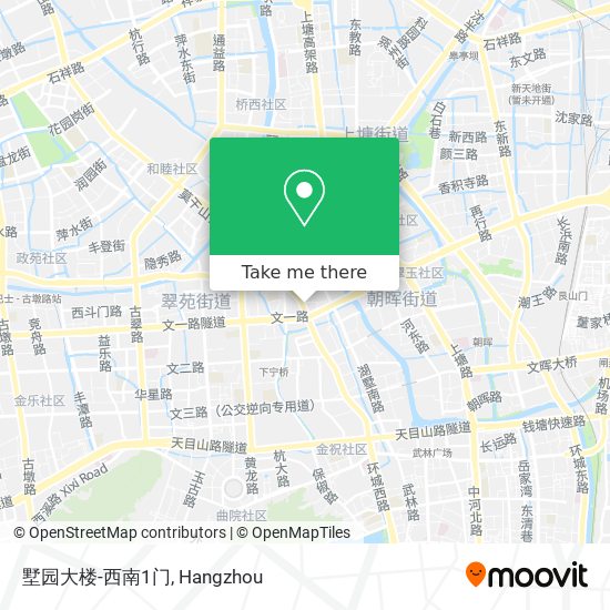 墅园大楼-西南1门 map