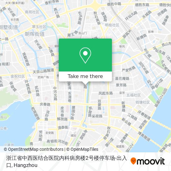 浙江省中西医结合医院内科病房楼2号楼停车场-出入口 map