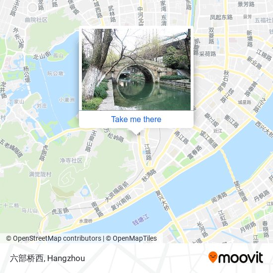 六部桥西 map