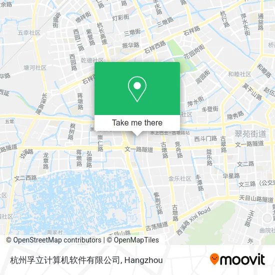 杭州孚立计算机软件有限公司 map