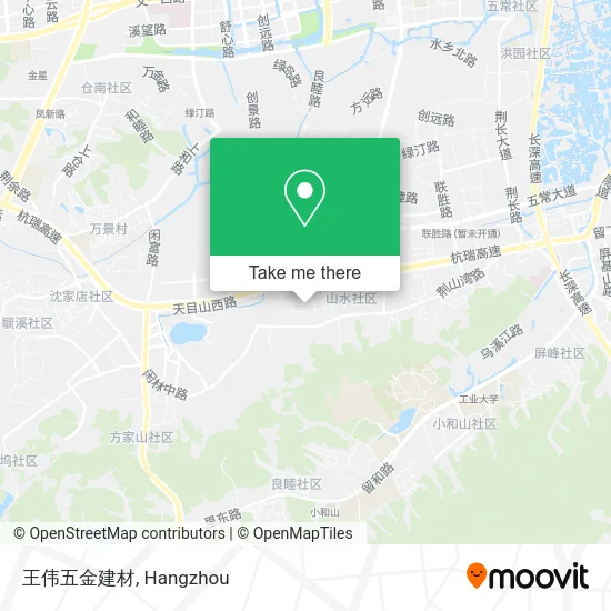 王伟五金建材 map