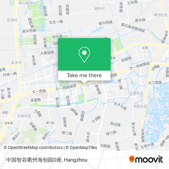 中国智谷衢州海创园D座 map