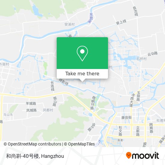和尚斟-40号楼 map