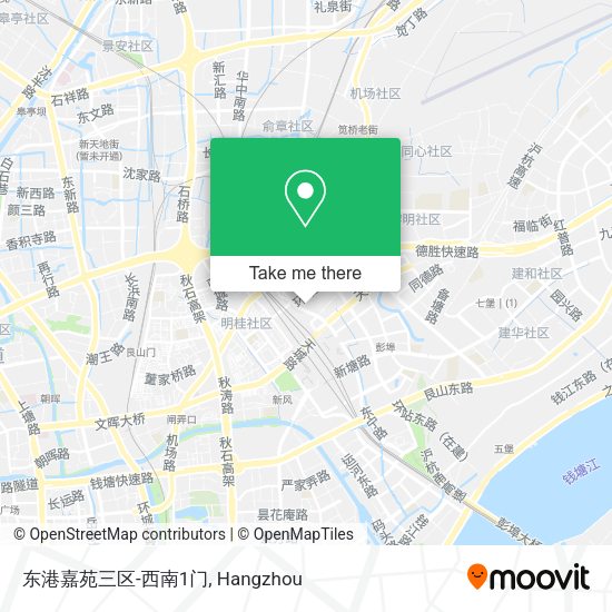 东港嘉苑三区-西南1门 map