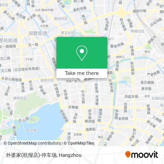 外婆家(杭报店)-停车场 map