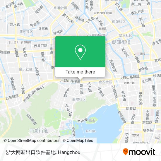 浙大网新出口软件基地 map