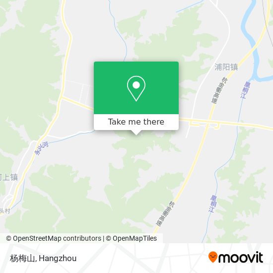 杨梅山 map