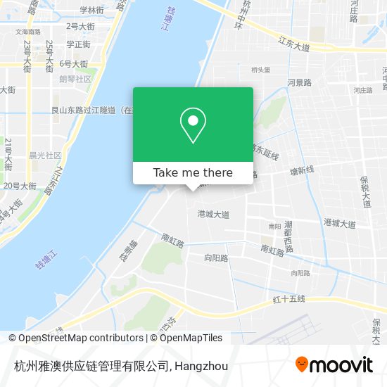 杭州雅澳供应链管理有限公司 map